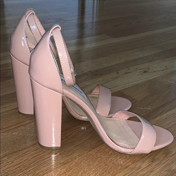 Steve Madden Carrson Blush Leather Block Heels - Picture 5 of 5